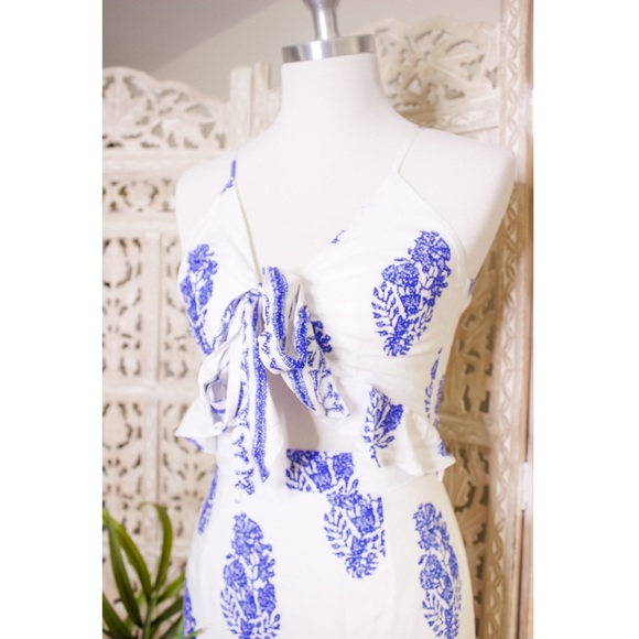 πHPπ Cut Out Design Printed Maxi Dress - Picture 7 of 16